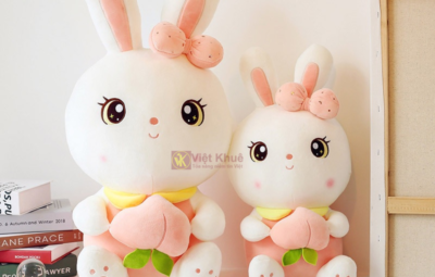 Gấu bông Thỏ ôm đào Gấu bông Thỏ ôm đào