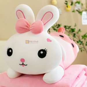 Set gấu bông kèm chăn nỉ